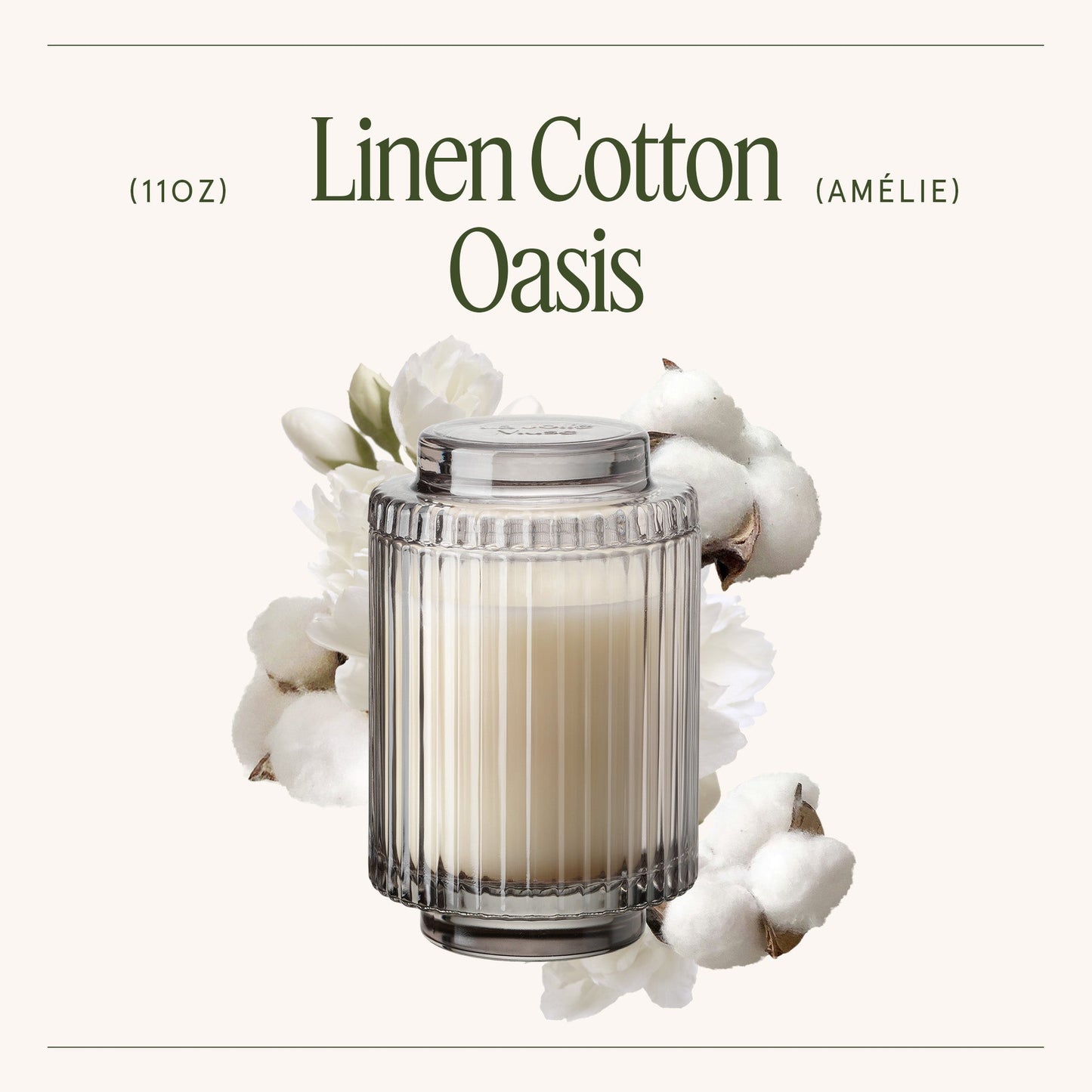 Amélie –  Linen Cotton Oasis Candle