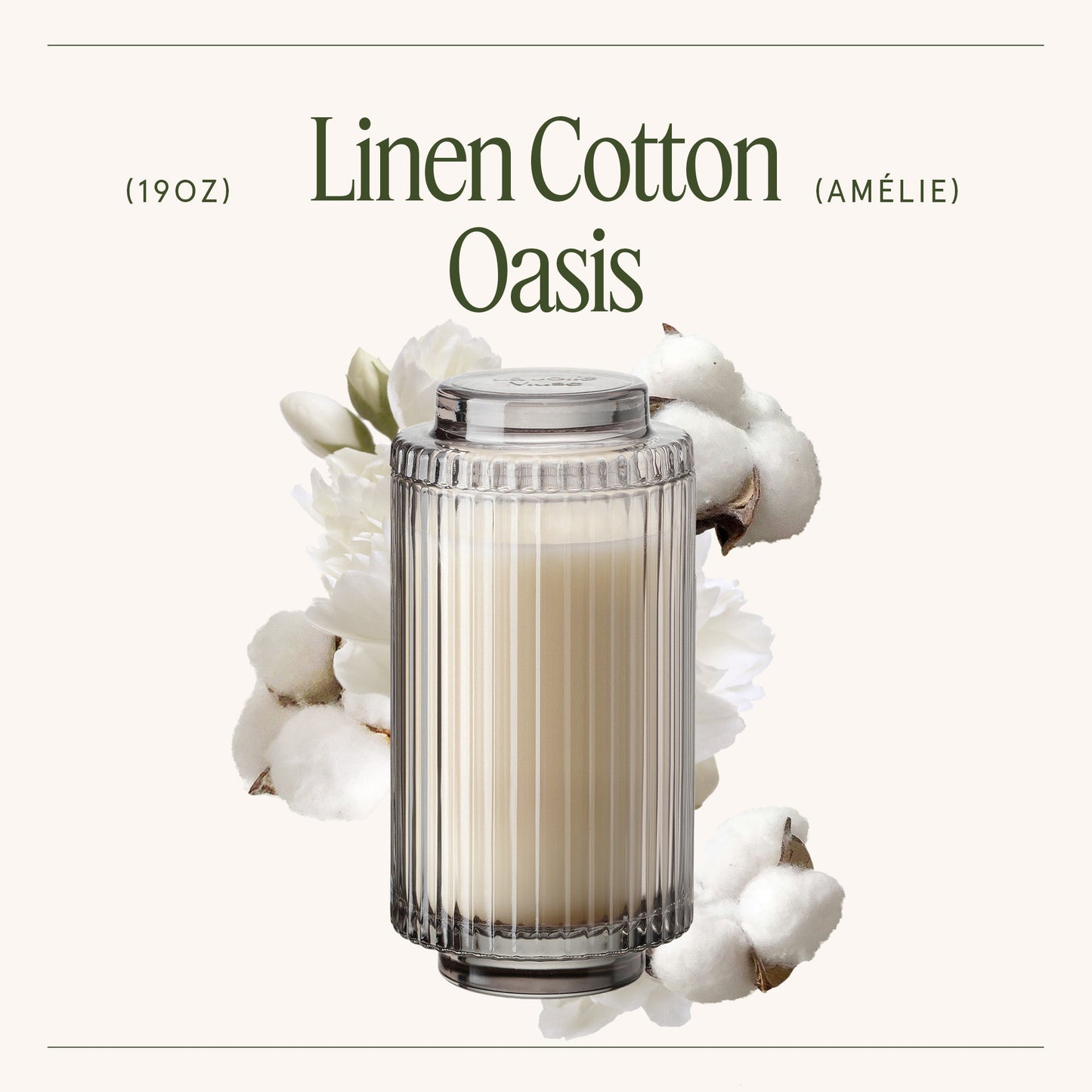 Amélie –  Linen Cotton Oasis Candle