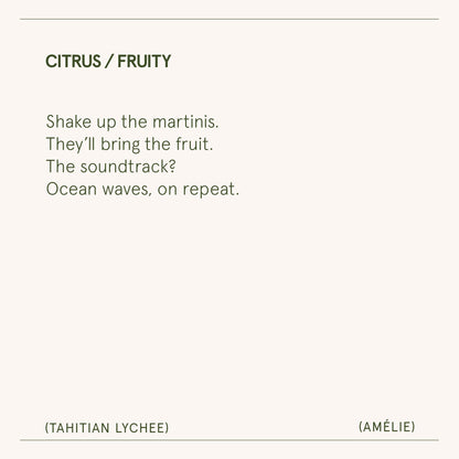 Amélie – Tahitian Lychee Candle