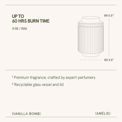 Amélie – Vanilla Bomb Candle