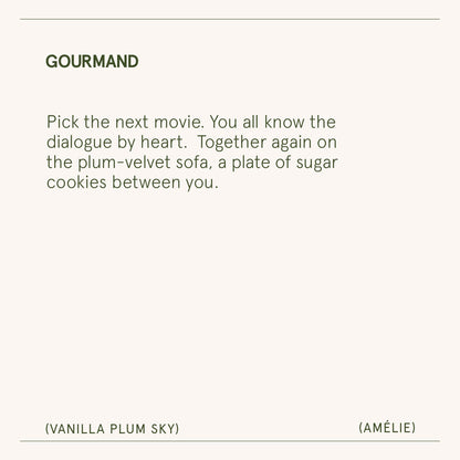 Amélie – Vanilla Plum Sky 3oz Candle