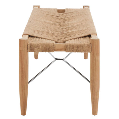 Arcana Jute Bench - Natural / Natural / Black