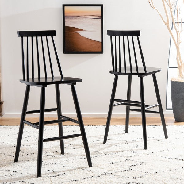 Beaufort Bar Stool Set of 2 - Black