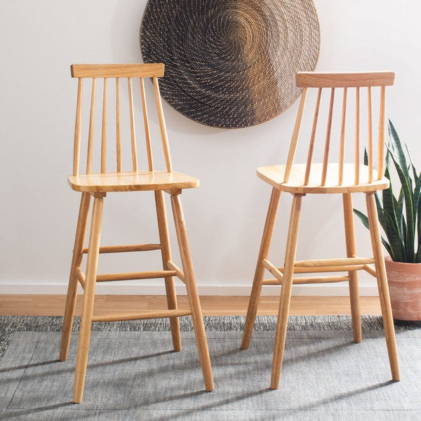 Beaufort Bar Stool Set of 2 - Natural