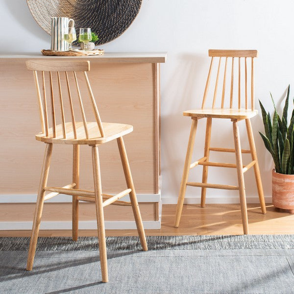 Beaufort Bar Stool Set of 2 - Natural