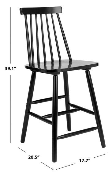 Beaufort Counter Stool Set of 2- Black
