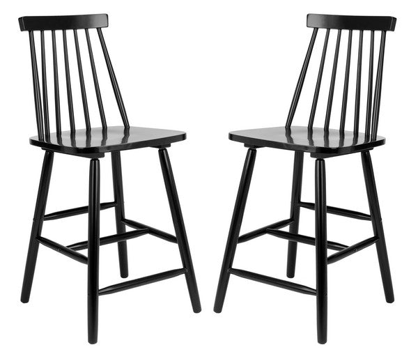 Beaufort Counter Stool Set of 2- Black