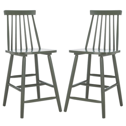 Beaufort Counter Stool Set of 2- Dusty Green