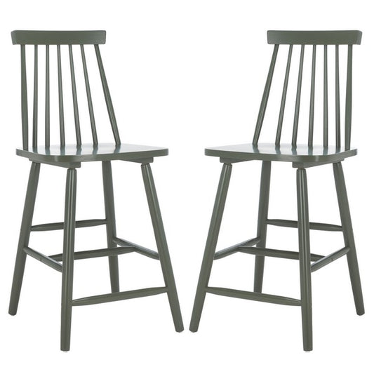 Beaufort Counter Stool Set of 2- Dusty Green