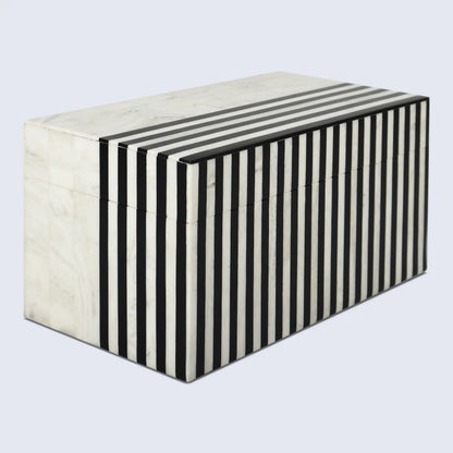 Mono Lead Resin Inlay Decorative Storage Box in 7 Sizes
