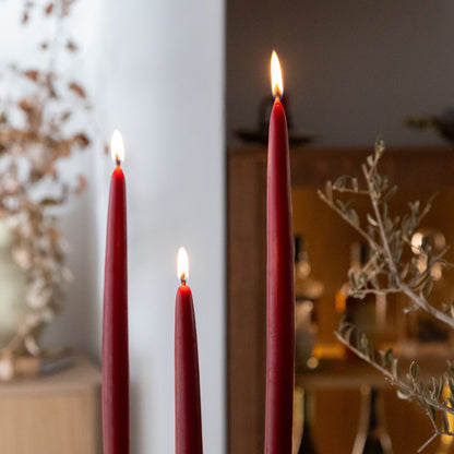 Melissa Taper Beeswax Candles - Set of 2