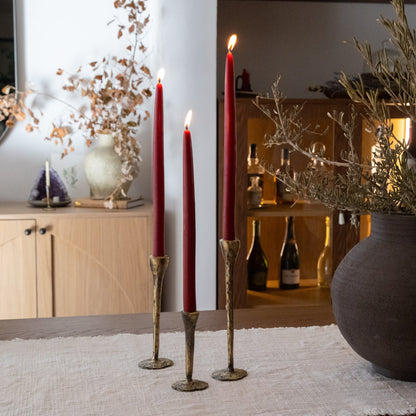 Melissa Taper Beeswax Candles - Set of 2