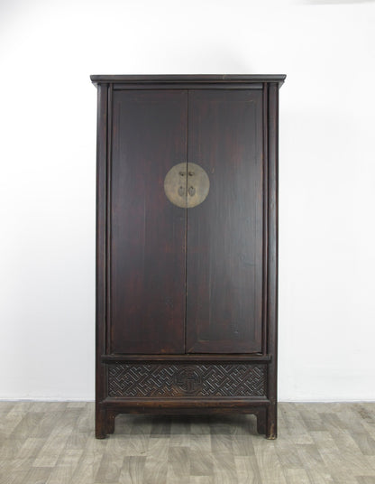 Hand Carved Apron Antique Chinese Cabinet