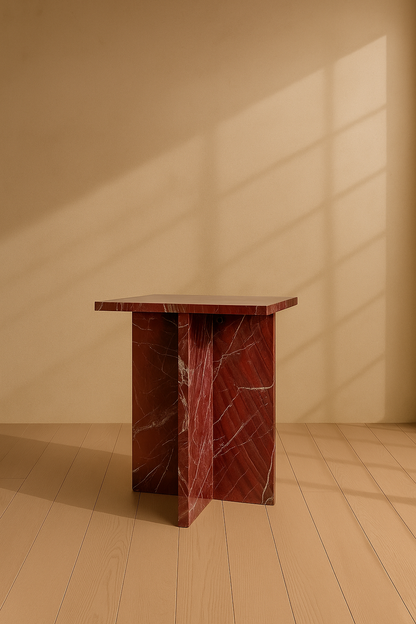 Sienna Red Accent Table