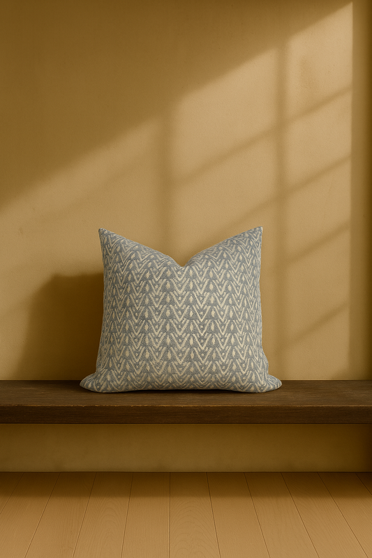 Bellflower Pillow in Cadet