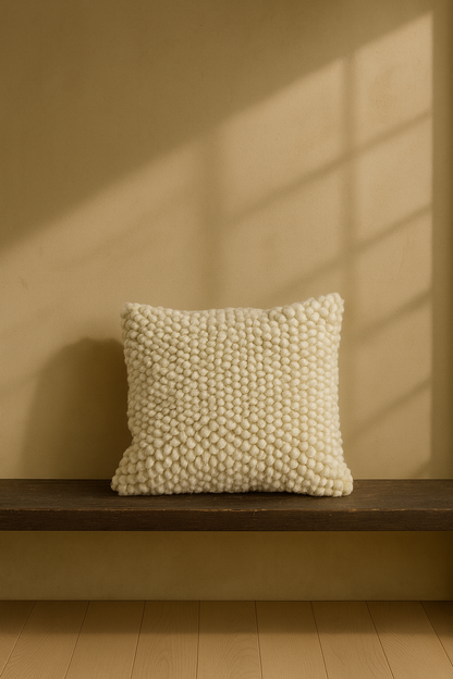 Handwoven Wool Pillow