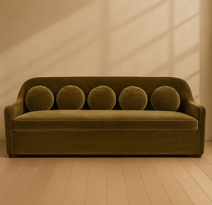 Amelie Dark Green Sofa