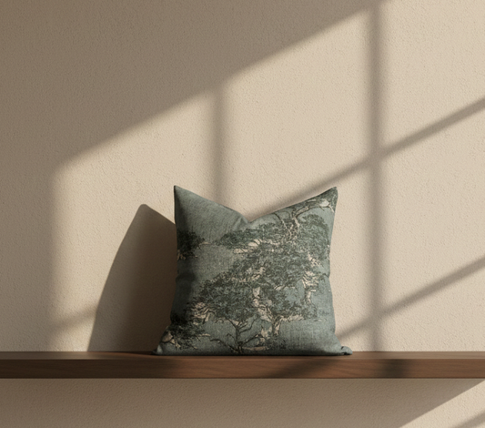 Torrey Pines Pillow Cover in Mineral Blue
