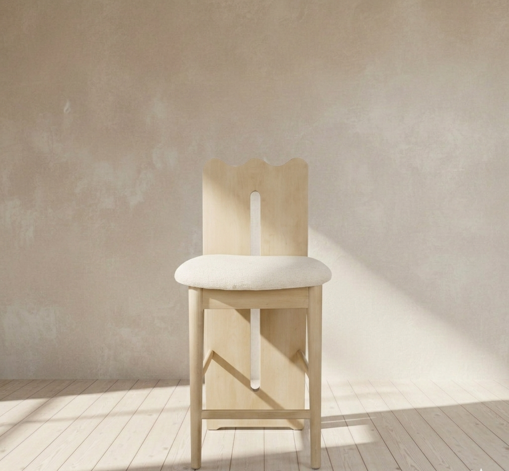Kieran Counter Stool - Ivory
