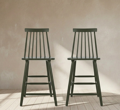 Beaufort Counter Stool Set of 2- Dusty Green
