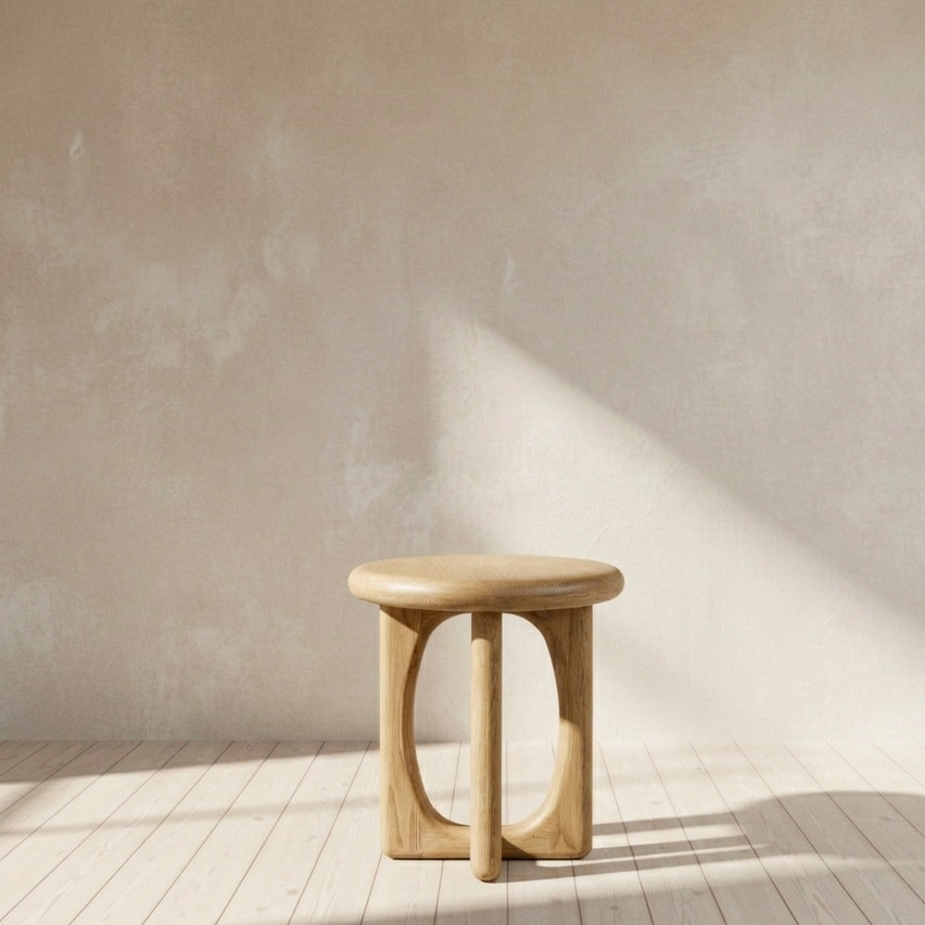 Eva Oak Side Table