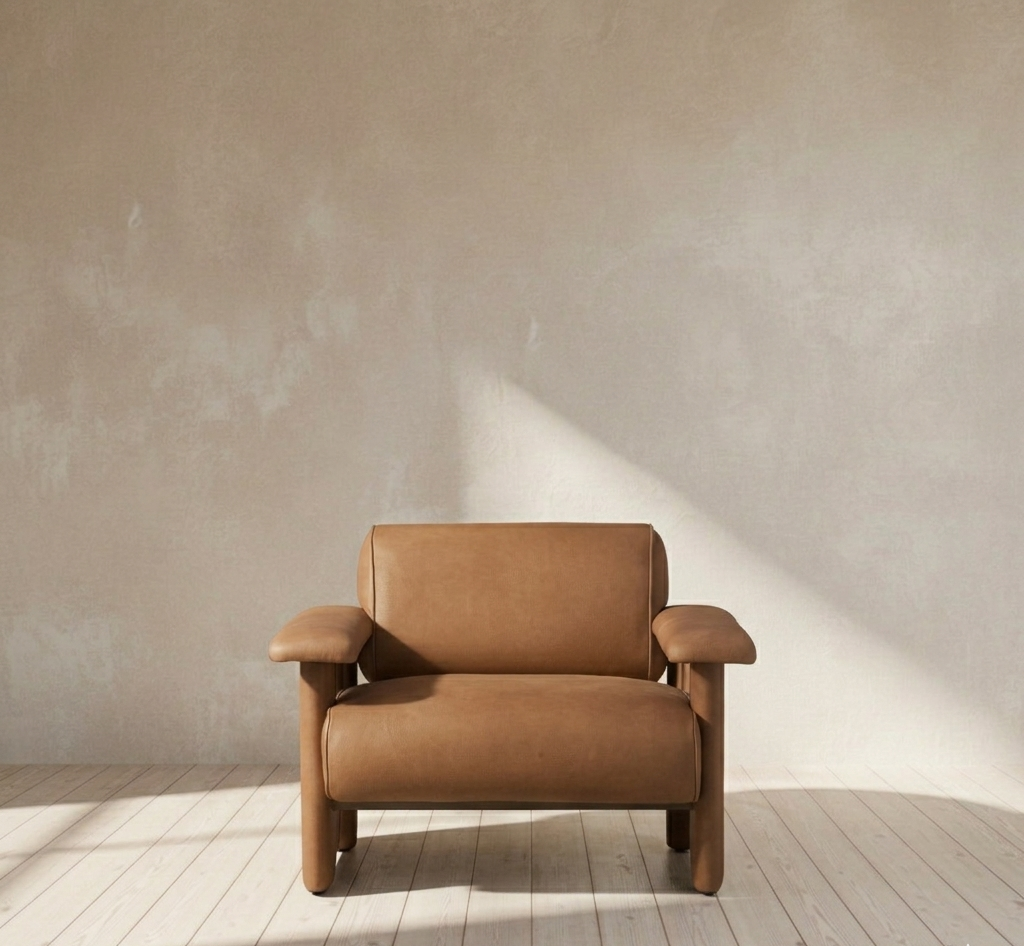 Marcello Lounge Chair Tan
