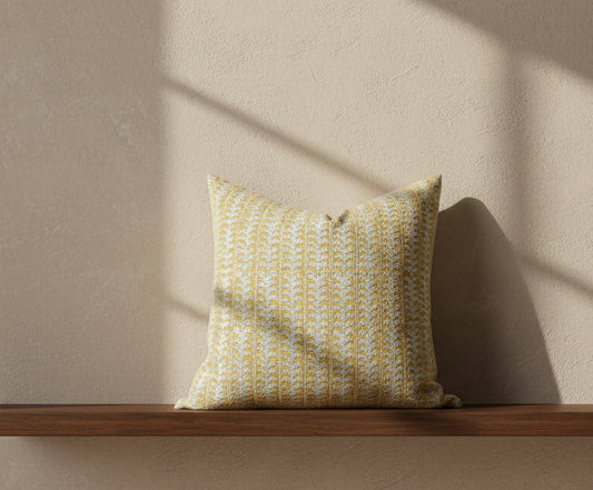 Luxor Pillow Cover in Saffron, Walter G Textiles