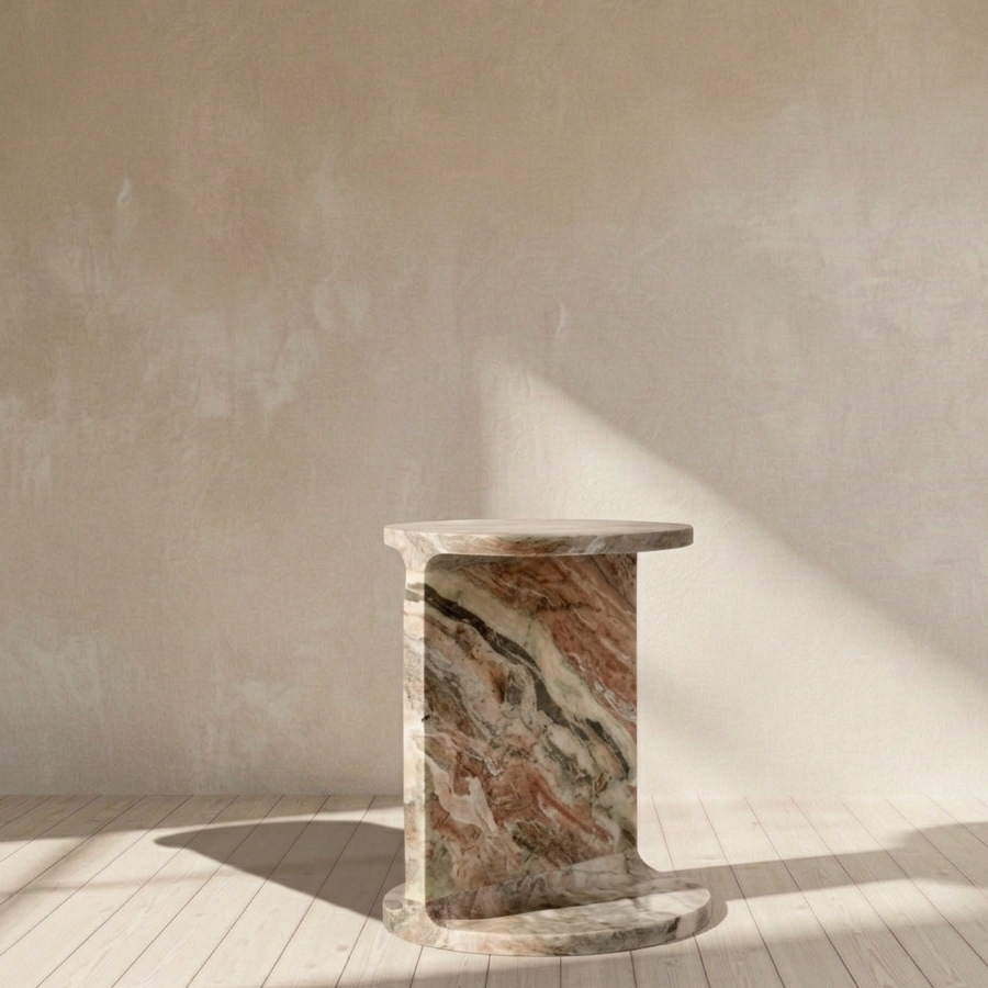 Melinda Marble C Accent Table