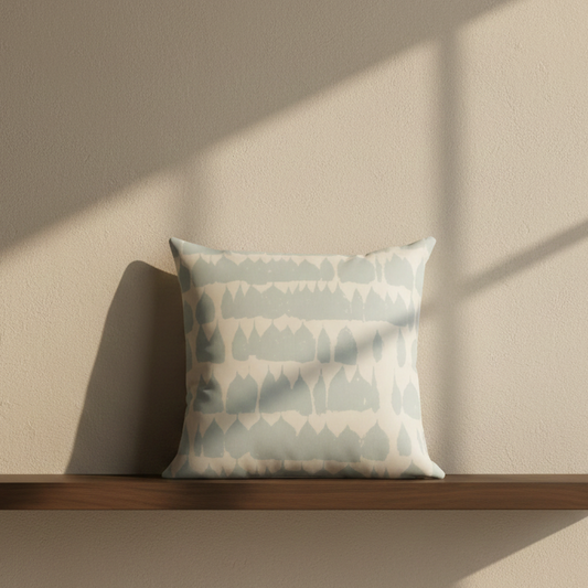 Queen of Spain Pillow Cover in Sky Blue, F Schumacher Textiles