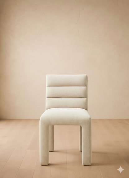 Pietro Channel Tufted Dining Chair