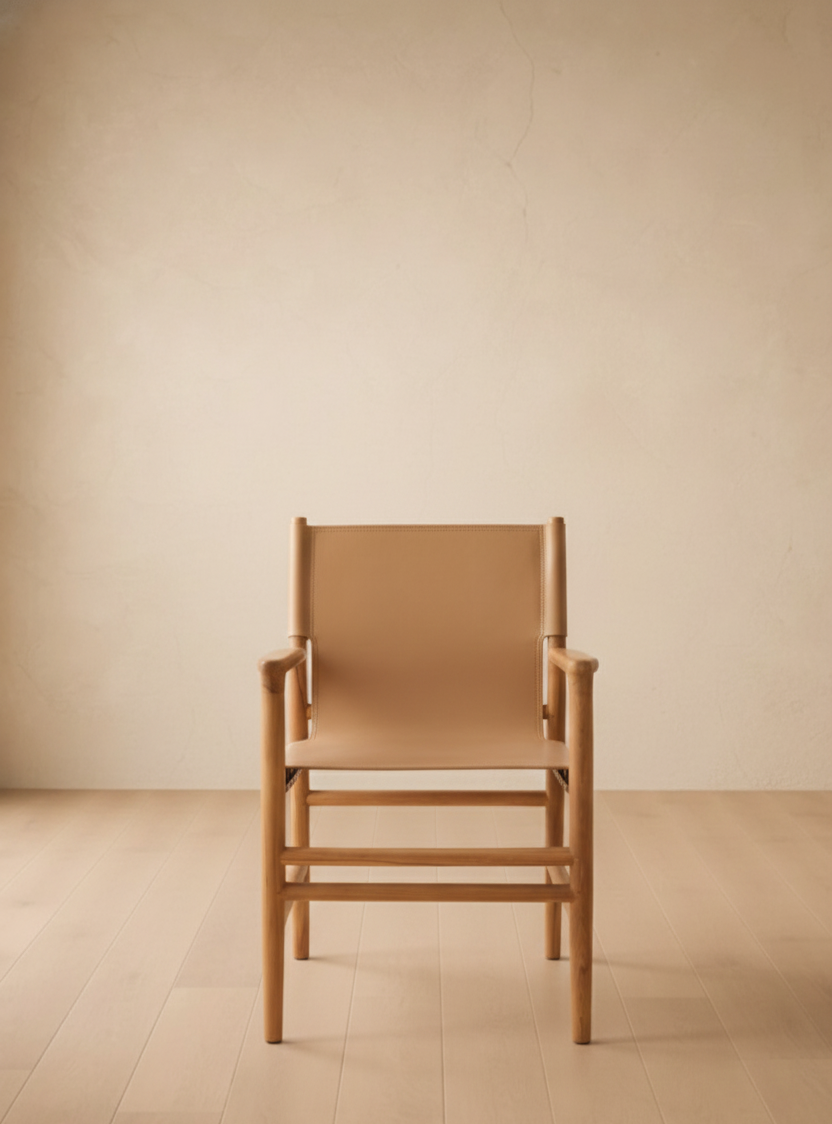 Cassaphina Leather Arm Chair