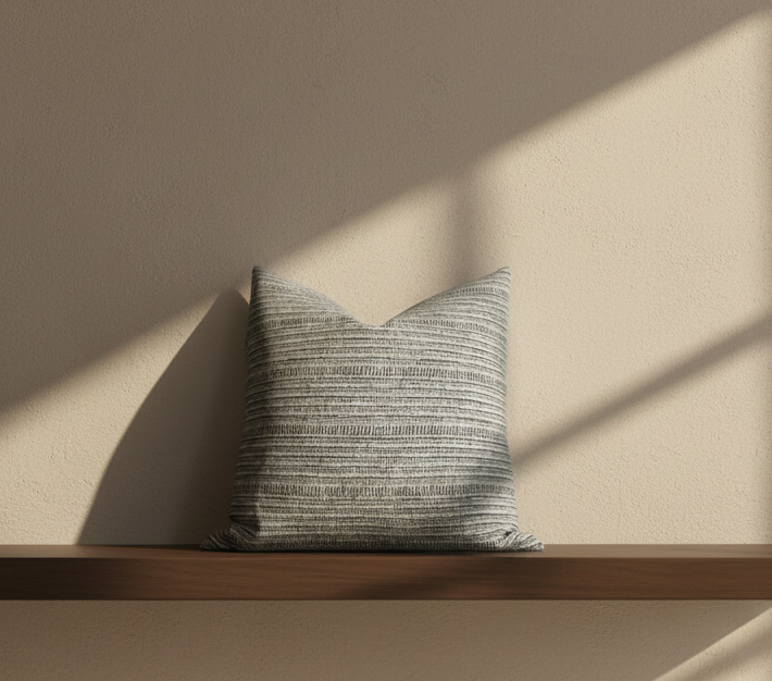 Saqqara Pillow Cover in Atlantic Blue, Walter G Pillows, Decorative Throw Pillows