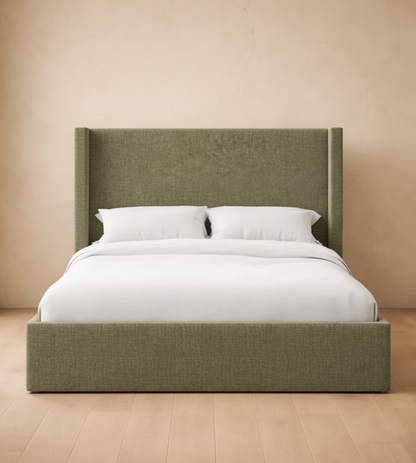 Thea 40" Wingback Platform Bed