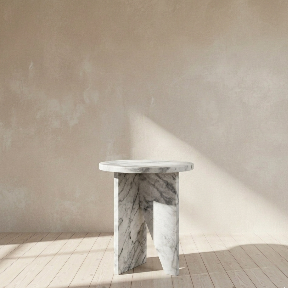 Devlin Marble Drink Table