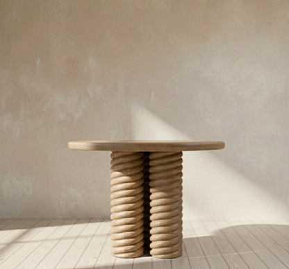 Treccia Side Table Oak