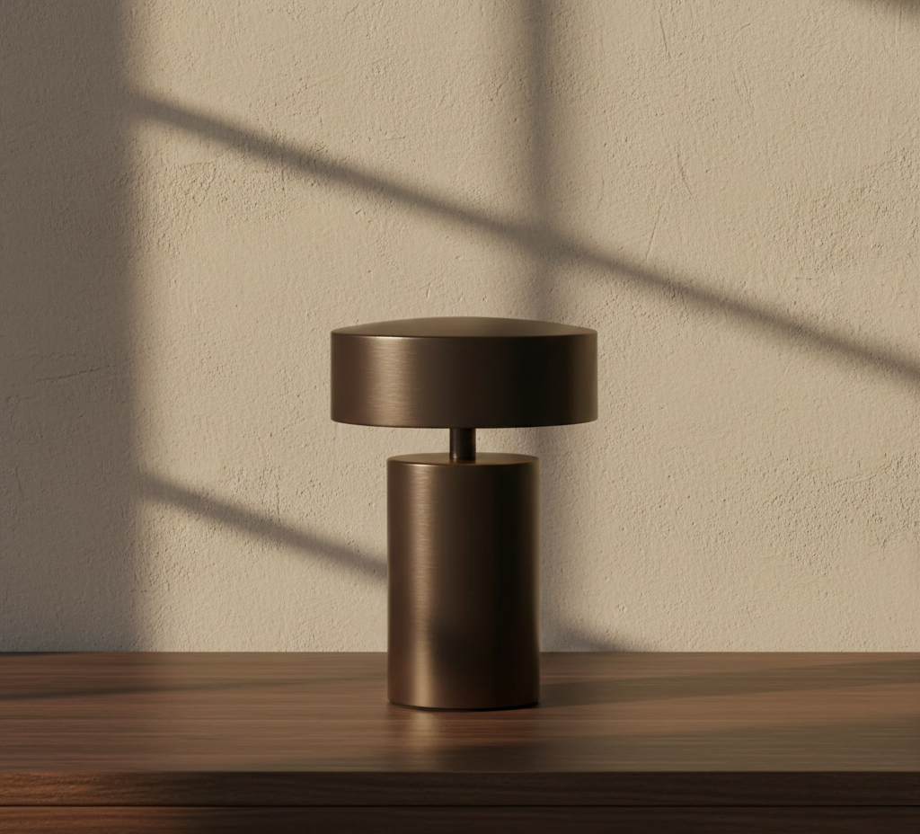 Column Led Table Lamp - Bronze