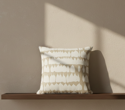 Queen of Spain Pillow Cover in Natural, F Schumacher Textiles
