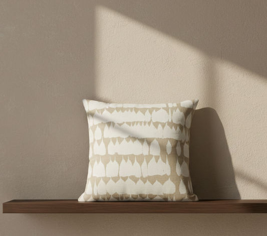 Queen of Spain Pillow Cover in Natural, F Schumacher Textiles