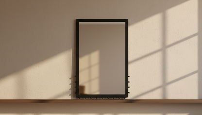 Figaro Wall Mirror Black