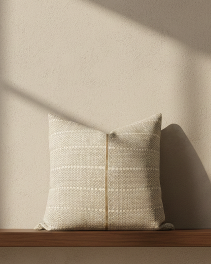 Madu Pillow Cover in Sand Brown
