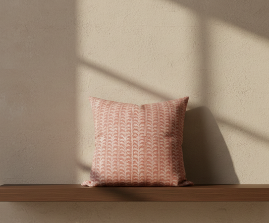 Luxor Pillow Cover in Guava, Walter G Pillows, Decorative Throw Pillows