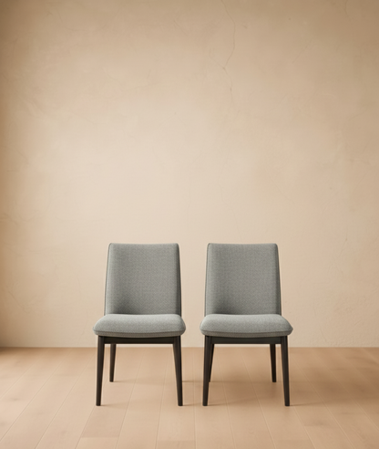 Charlie Dining Chair Dark Grey – Set Of Two