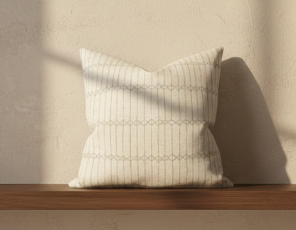 Twine Pillow Cover in Sand, McLaurin + Piercy Textiles