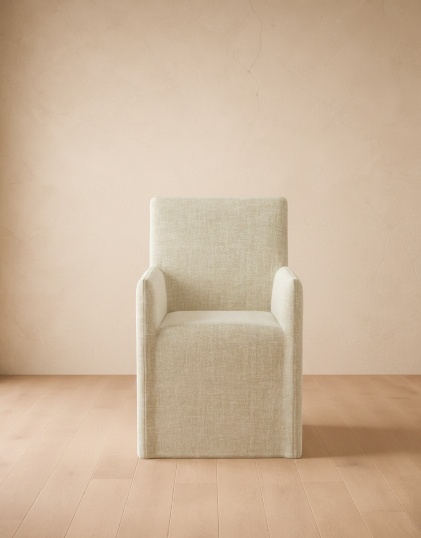 Kay Slipcover Dining Armchair