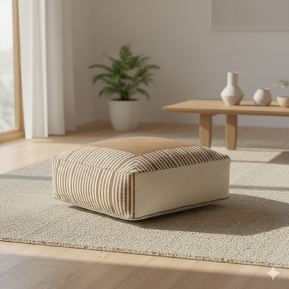 Minimalist Moroccan Pouf