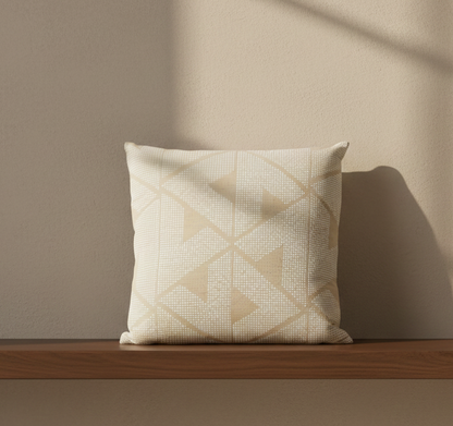 Sierra Pillow Cover in Natural, Schumacher Textiles