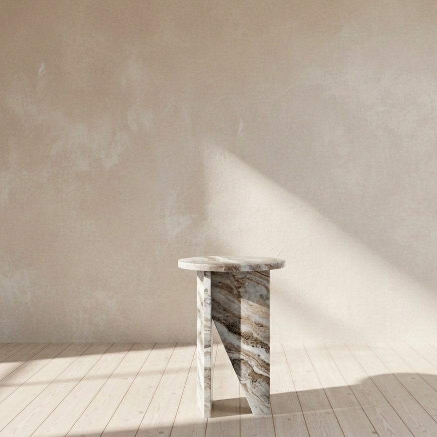 Devlin Marble Drink Table