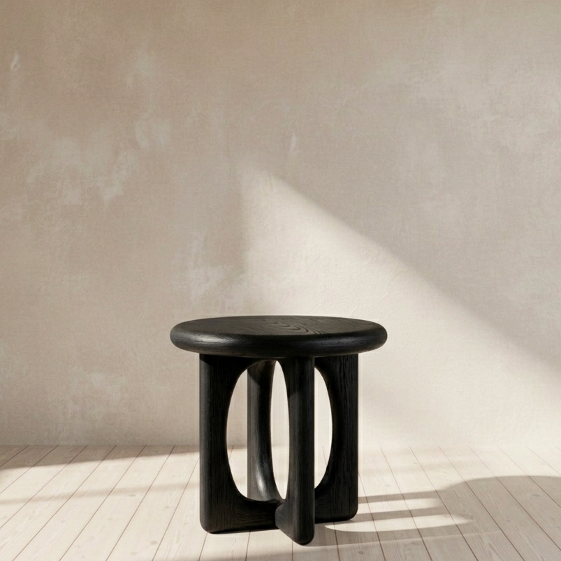 Eva Oak Side Table