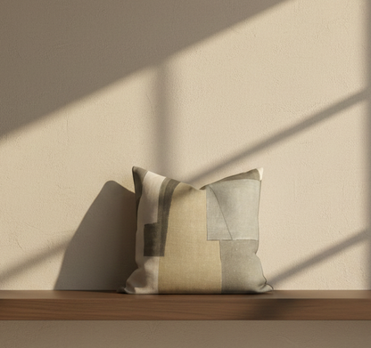 District Pillow Cover in Alabaster, Kelly Wearstler Textiles
