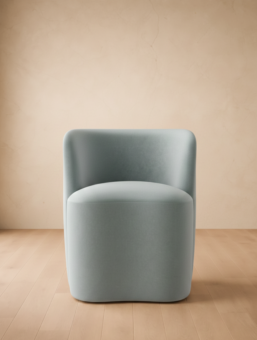 Tiffany Dining Chair with Casters